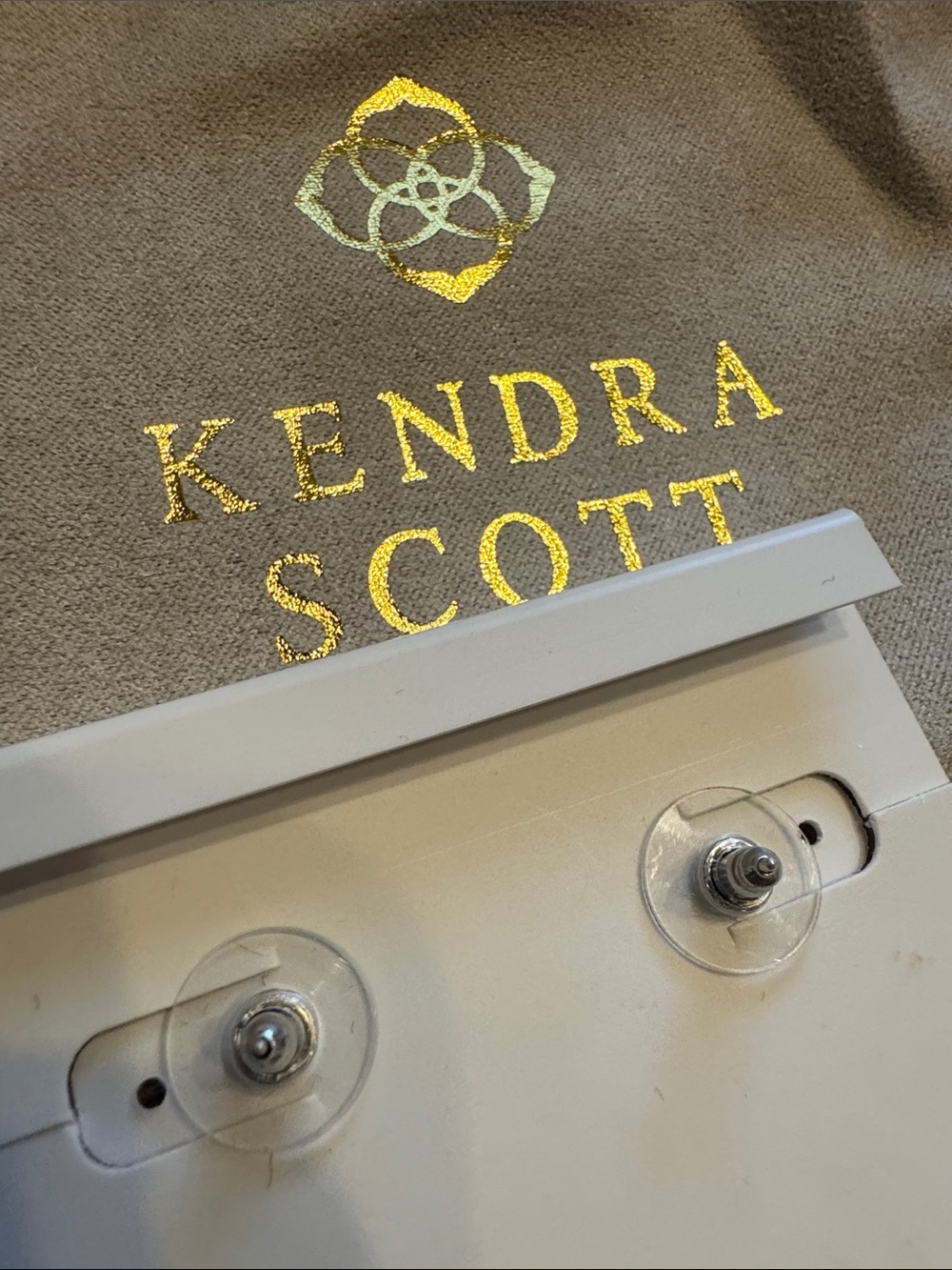 Kendra Scott Metallic Silver Radiant Fan Drop Earrings - Picture 4 of 5